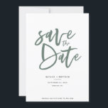 Inky script save the date<br><div class="desc">Inky script save the date modern minimal save the date trouwkaart. Achtergrond- en tekstkleur kunnen worden aangepast aan jouw stijl.</div>