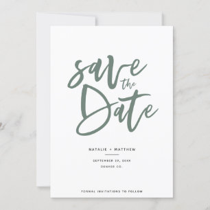 Inky script slaat de datum op save the date