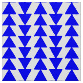 Inky Triangles - Blauw met Wit Stof (Swatch)