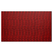 Inky Triangles - Rood op zwart Stof (Yard (91,4 cm))