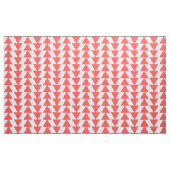 Inky Triangles - Tropisch Roze op Wit Stof (Yard (91,4 cm))