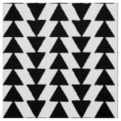 Inky Triangles - Zwart-wit Stof (Swatch)