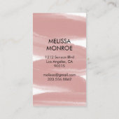 Inky Waterverf penseel penseel penseelstreek roze  Klantenkaartje (Achterkant)