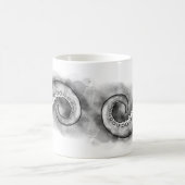 Inky waterverf tentakel octopus kraken levithan koffiemok (Center)