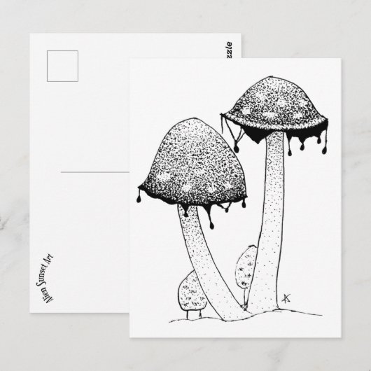 Inkycap Briefkaart (Voorkant / Achterkant)