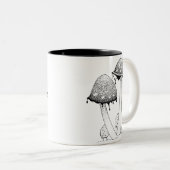 Inkycap Tweekleurige Koffiemok (Voorkant rechts)