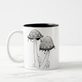 Inkycap Tweekleurige Koffiemok (Links)