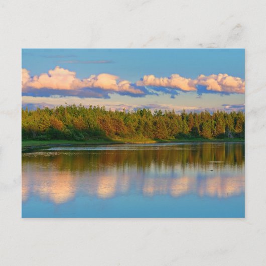 Inlaat bij zonsondergang | New Brunswick, Canada Briefkaart (Voorkant)