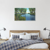 Inlaatingang Uitzicht Canvas Afdruk (Insitu (Slaapkamer))