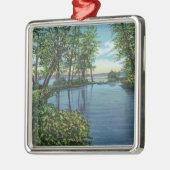 Inlaatingang Uitzicht Metalen Ornament (Links)