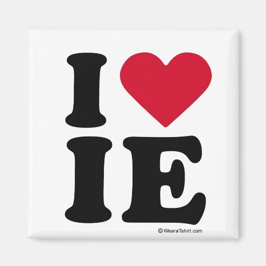 INLAND EMPIRE - I LOVE IE - I LOVE INLAND EMPIRE MAGNEET (Voorkant)