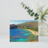 Inland, Hanauma Bay 4, Honolulu, Oahu Briefkaart (Staand voorkant)