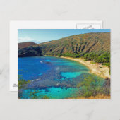 Inland, Hanauma Bay 4, Honolulu, Oahu Briefkaart (Voorkant / Achterkant)