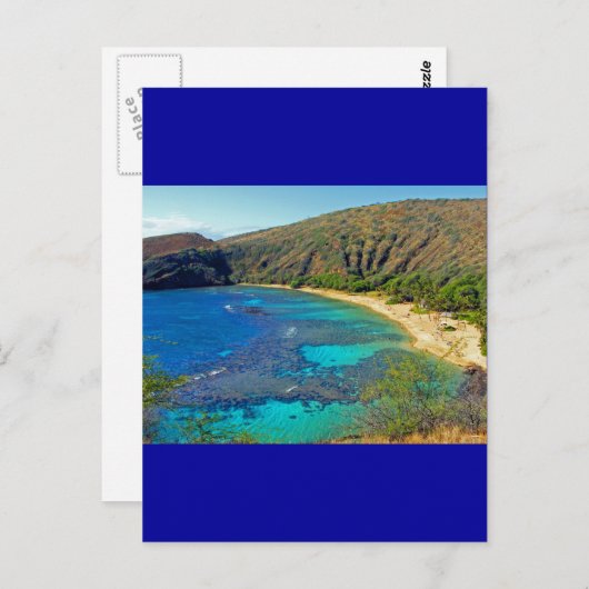 Inland, Hanauma Bay 4, Honolulu, Oahu Briefkaart (Voorkant / Achterkant)
