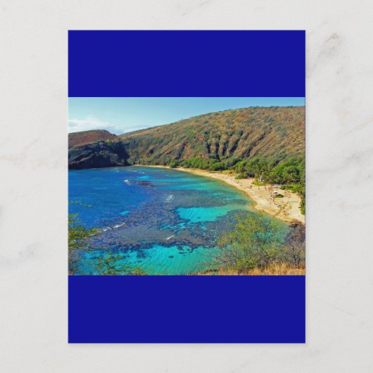 Inland, Hanauma Bay 4, Honolulu, Oahu Briefkaart (Voorkant)