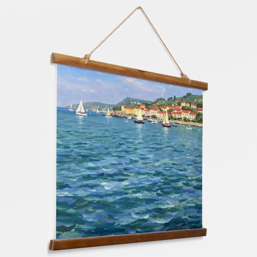 Inland Sea Hangend Wandkleed (Gebogen)