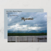 Inle Lake Bagan Yangon Myanmar Briefkaart (Voorkant / Achterkant)