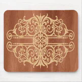 Inleghout Victoriaans schuiflicht in donker Muismat