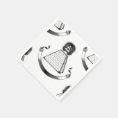 inlegluiers voor lichtgevend papier servet (Hoek)