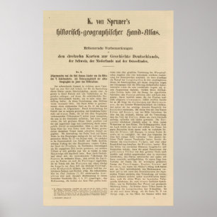 Inleiding 1415 Tafel der Karte XII Poster