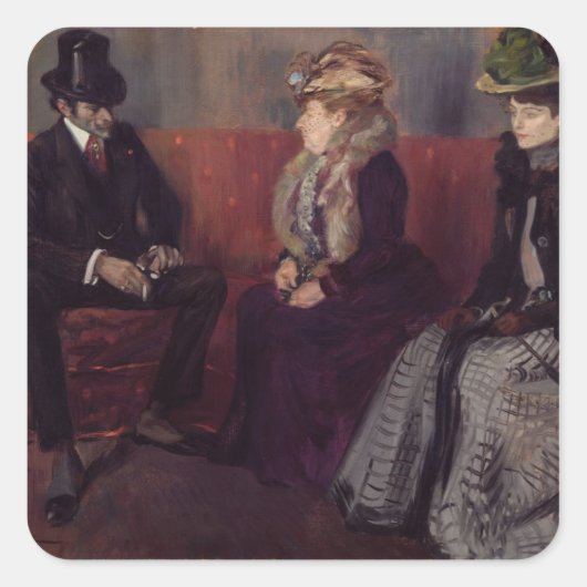 Inleiding, 1902 vierkante sticker (Voorkant)