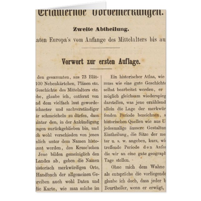 Inleiding I Vorwart zur 1 augustus (Voorkant)