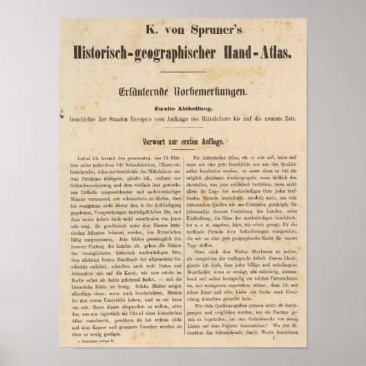 Inleiding I Vorwart zur 1 augustus Poster (Voorkant)