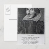 Inleiding, "Mr. William Shakespeares Briefkaart (Voorkant / Achterkant)