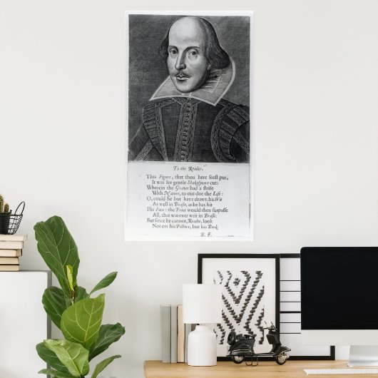 Inleiding, "Mr. William Shakespeares Poster (Thuiskantoor)
