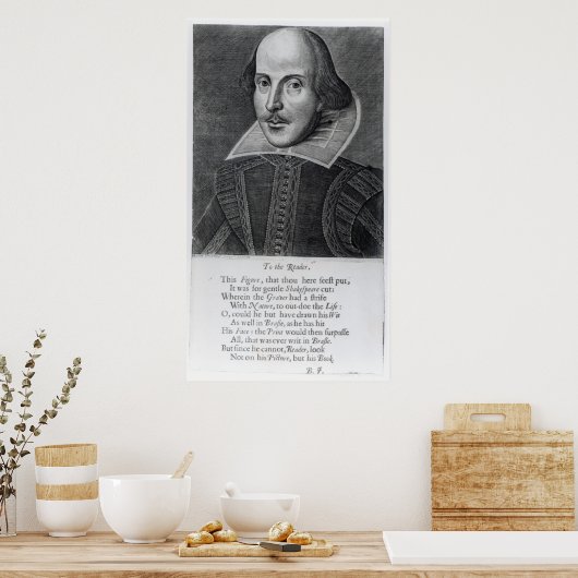 Inleiding, "Mr. William Shakespeares Poster (Keuken)