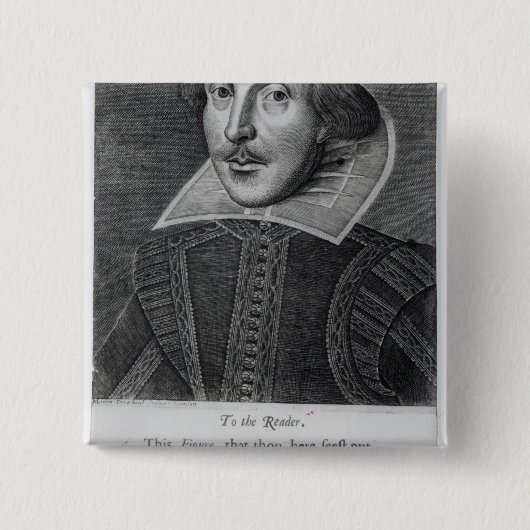 Inleiding, "Mr. William Shakespeares Vierkante Button 5,1 Cm (Voorkant)
