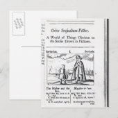 Inleiding tot "Orbis Sensualium Pictus" Briefkaart (Voorkant / Achterkant)