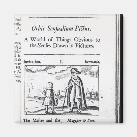 Inleiding tot "Orbis Sensualium Pictus" Magneet (Voorkant)