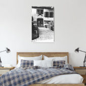 Inleiding van het huis van Johann Sebastian Bach Canvas Afdruk (Insitu (Slaapkamer))