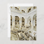 Inleiding van het Opera House van Parijs Briefkaart (Voorkant / Achterkant)