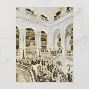 Inleiding van het Opera House van Parijs Briefkaart