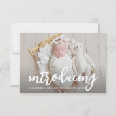 INLEIDING | vetgedrukte aankondigingen van geboort (Voorkant)