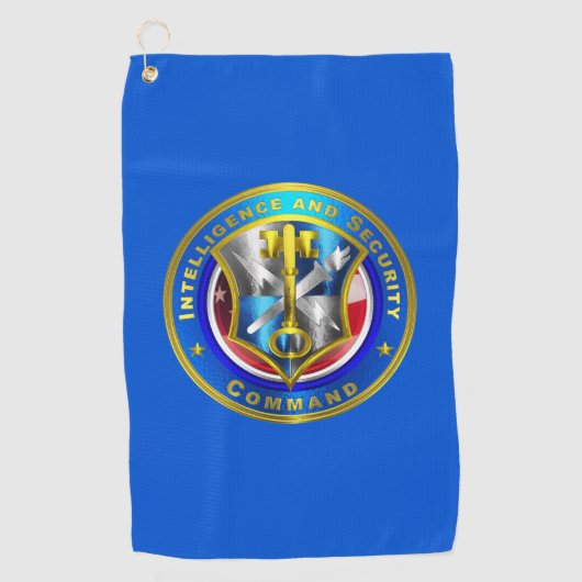 Inlichtingen- en Veiligheidscommando INSCOM Golfhanddoek (Voorkant)