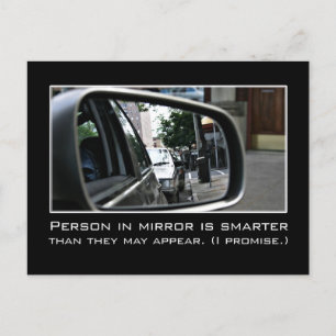 Inlichtingen: Ik ben veel slimmer dan ik er uitzie Briefkaart