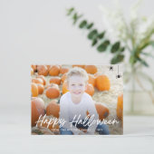 Inlijsten Web Halloween Photo Card Briefkaart (Staand voorkant)