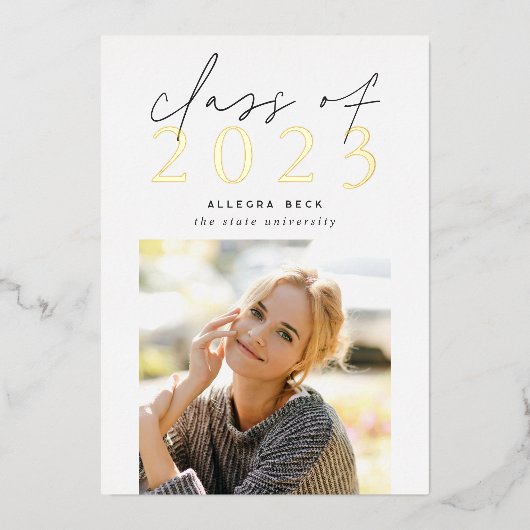 Inline | Aankondiging van moderne Folie Foto-Afstu (Voorkant)