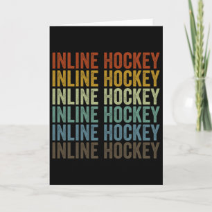 Inline Hockey Sport Retro Kaart
