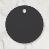 Inline | Moderne minimale persoonlijke bruiloft Bedankjes Labels (Achterkant)