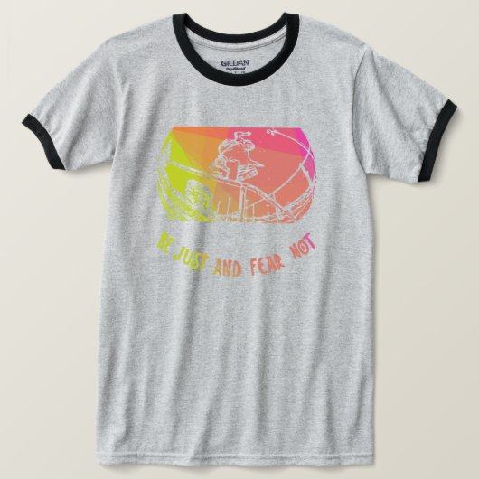 Inline Schaats 90 - Angst niet T-shirt (Design voorkant)