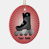 Inline Schaats Design Ornament (Rechts)