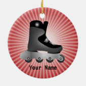 Inline Schaats Design Ornament (Achterkant)