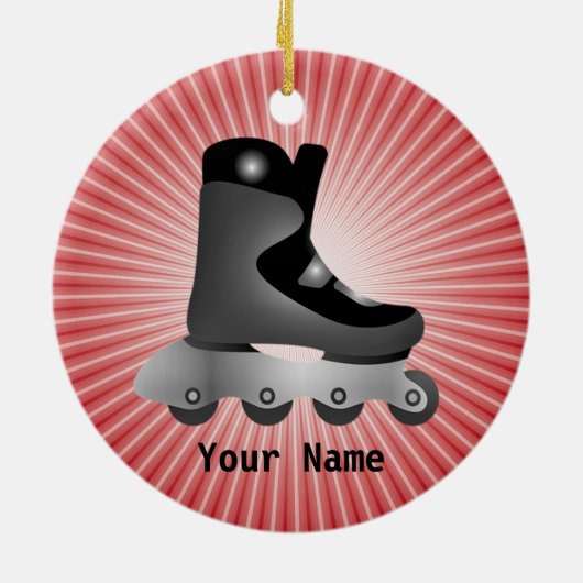 Inline Schaats Design Ornament (Achterkant)