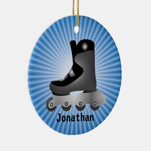 Inline Schaats Design Ornament (Rechts)