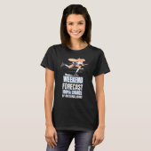 Inline Schaats Weekend Voorspelling Rollerblading T-shirt (Voorkant volledig)