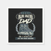 Inline Skateeg vader Rollerblading Roller Ska Servet (Voorkant)